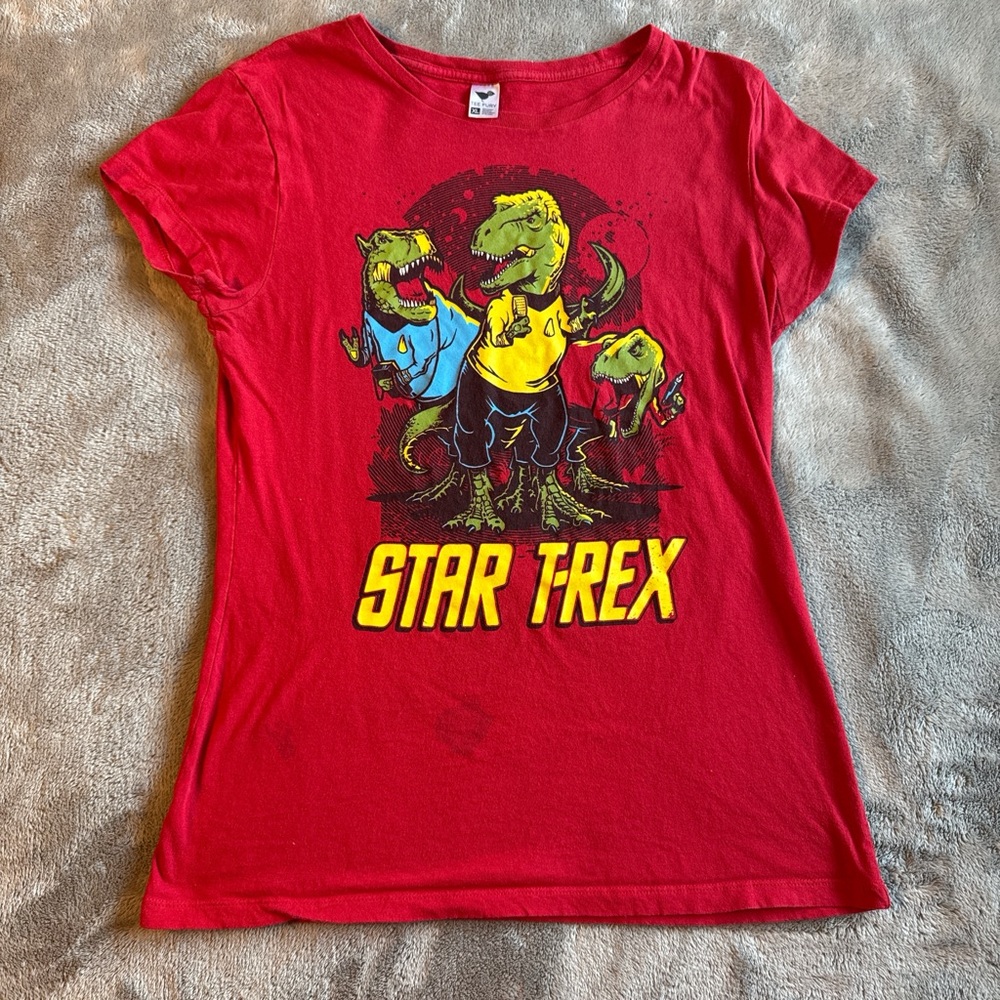 Red Star T-Rex / Trek Graphic Tee